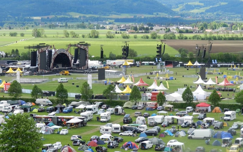 Camping at the Red Bull Ring