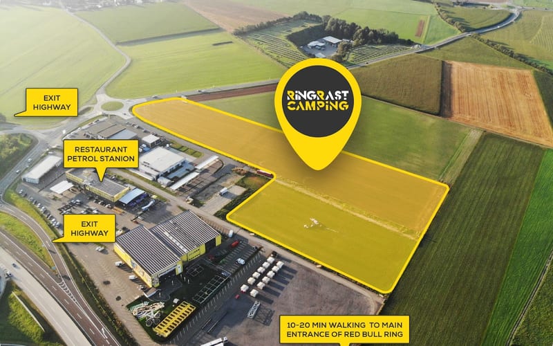 Ring Rast Camping | near Red Bull Ring | F1 & MotoGP & Air Show Spielberg, Austria