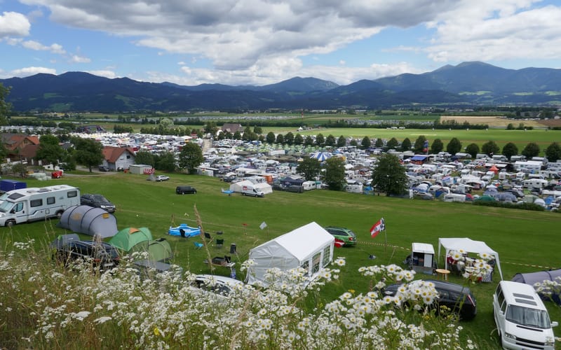 Spielberg CAMPING GELB beim Red Bull Ring